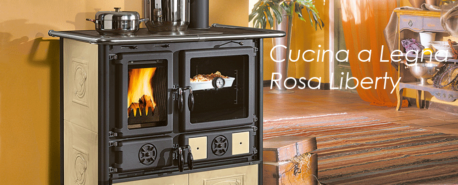 Cucina a Legna ROSA LIBERTY