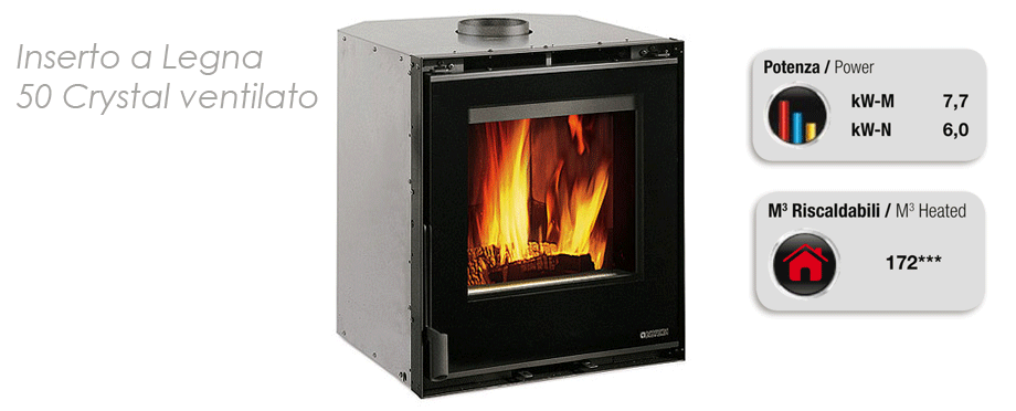 Inserto 50 Crystal Ventilato