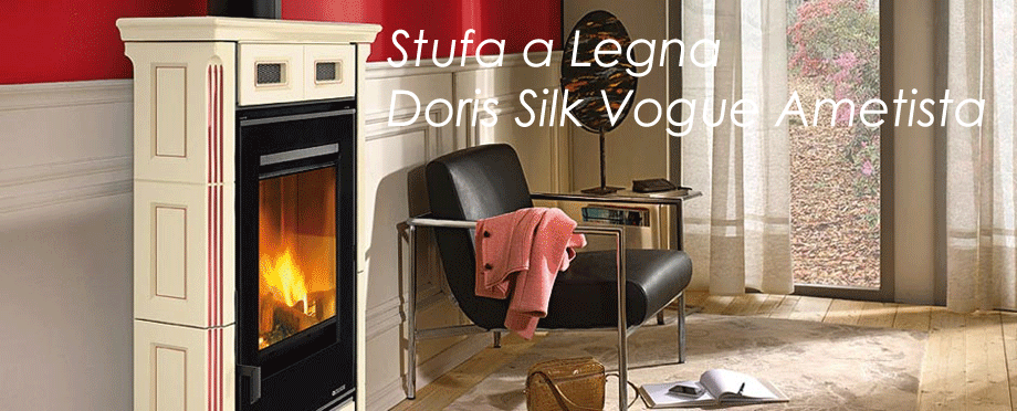 Stufa a Legna DORIS SILK VOGUE AMETISTA