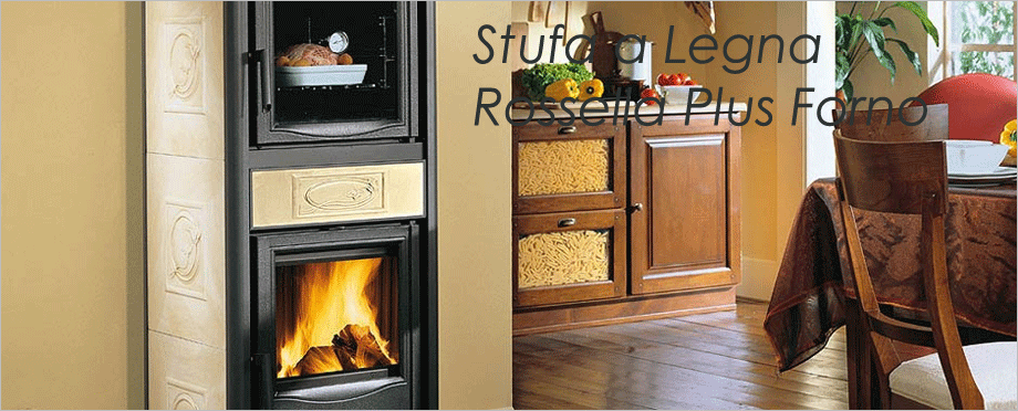 Stufa a Legna ROSSELLA PLUS FORNO