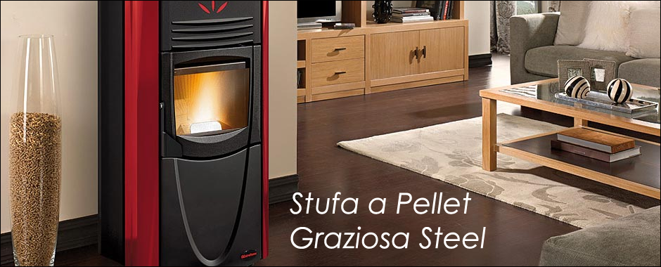 Stufa a Pellet GRAZIOSA STEEL