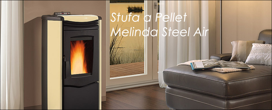 Stufa a Pellet MELINDA STEEL AIR