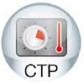 CTP Chrono Thermostat Program: Cronotermostato con controllo di temperatura suddiviso in quattro fasce giornaliere, per una ottimale gestione degli ambienti.