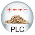 PLC Pellet Level Control: Regola la quantità di pellet da immettere nella camera di combustione.