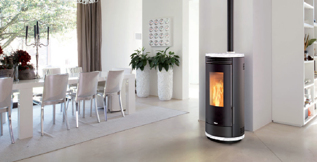 Stufa a pellet AURORA SCARICO SUPERIORE