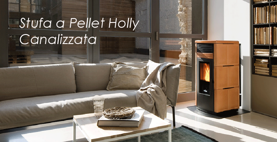 Stufa a pellet HOLLY CANALIZZATA