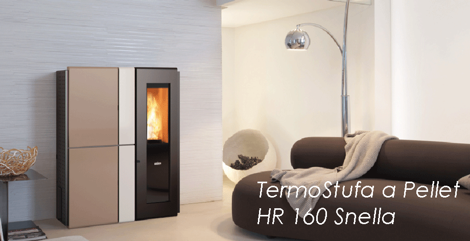 Termostufa a Pellet HR160 Snellla